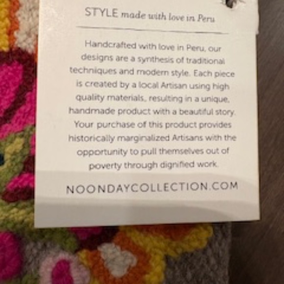 Noonday Floral Handbag - NWT - Picture 8 of 9